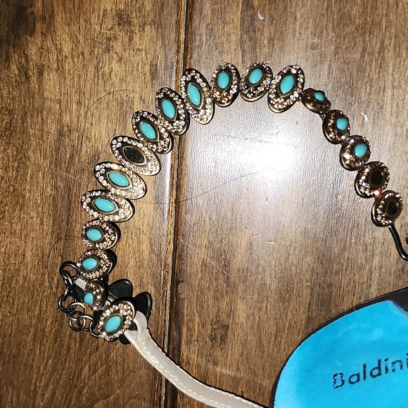 Baldinini embellished jeweled ankle strap heels sandals size 39 - Picture 5 of 12